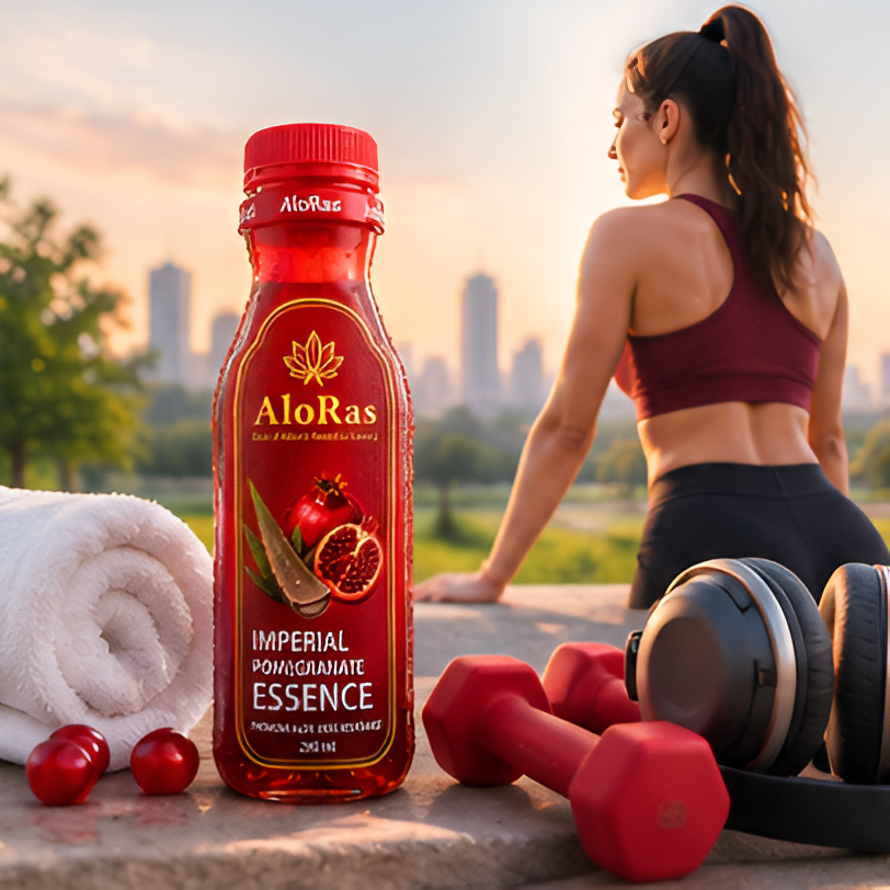 ALO RAS Aloe Vera + Anar Juice